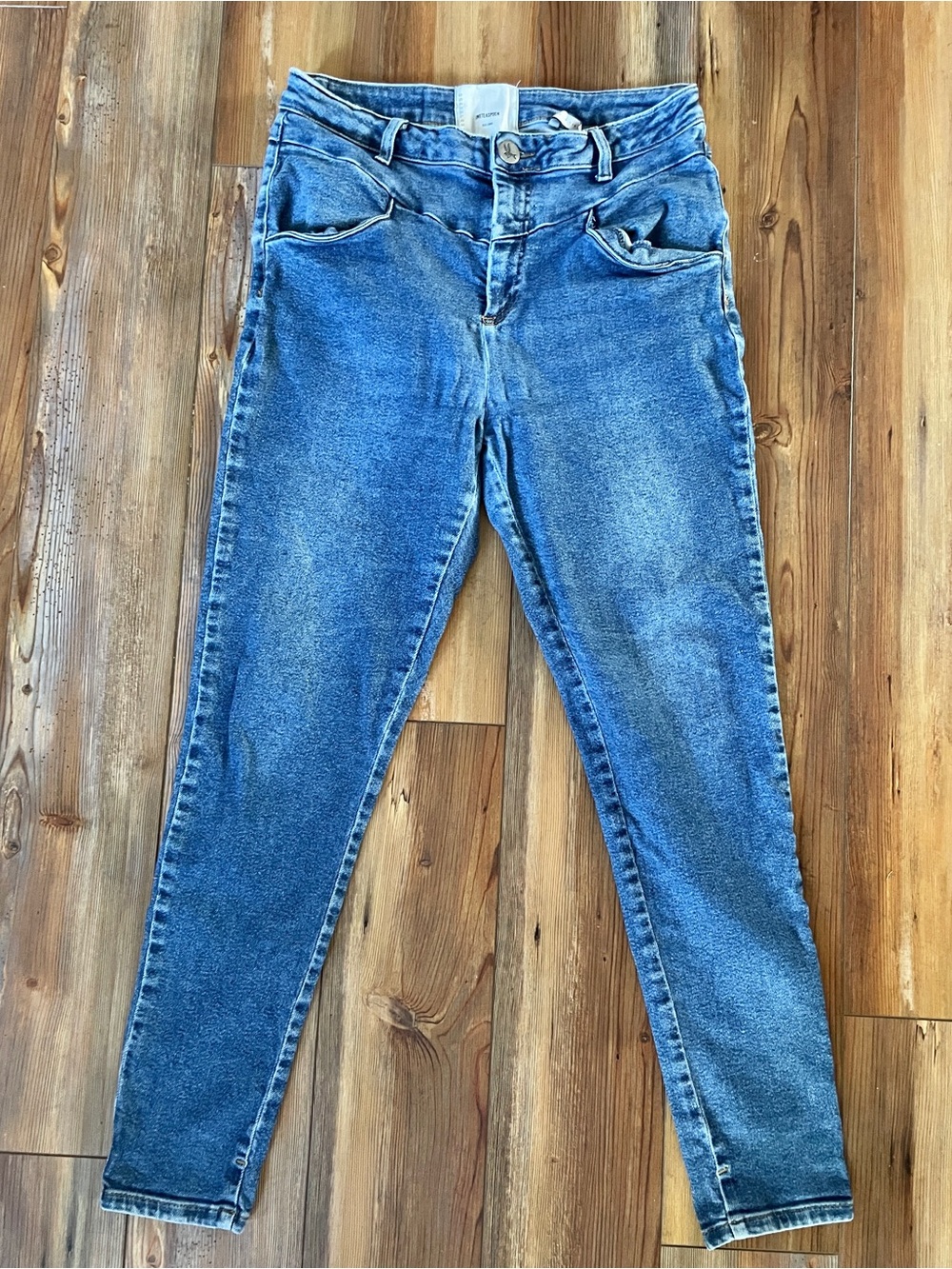One Teaspoon High-Waist Skinny Jean — "Preachers", Yoke Detail - Picture 3 of 10